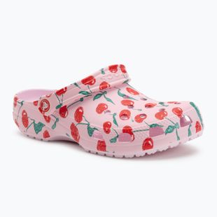 Nazouváky Crocs Classic Fresh Fruits Clog pink milk