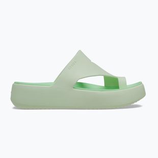 Dámské žabky Crocs Getaway Platform Toe Loop jade tint