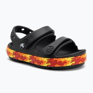 Dětské sandály Crocs Crocband Cruiser Flames black