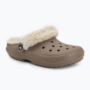 Nazouváky Crocs Classic Fleece Lined mushroom