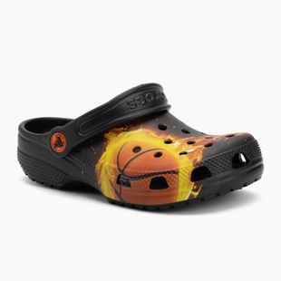 Dětské nazouváky Crocs Flaming Bball Clog Kids black