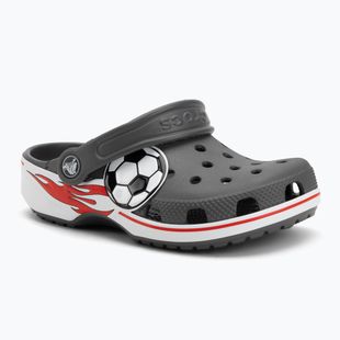 Dětské nazouváky Crocs Classic Soccer Band Clog Kids slate grey