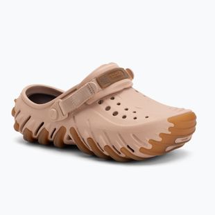 Nazouváky Crocs Echo Gum Ro Clog pink caramel