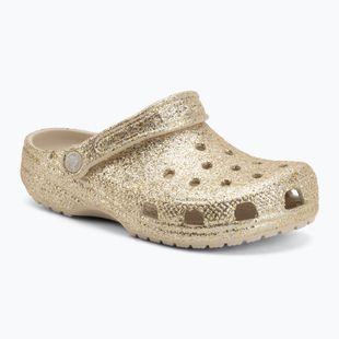 Dětské nazouváky Crocs Classic Chunky Glitter sandstone