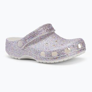 Dětské nazouváky Crocs Classic Fantasy Glitter white