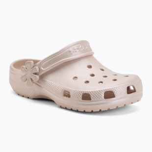 Dětské nazouváky Crocs Classic Pearl Shine quartz
