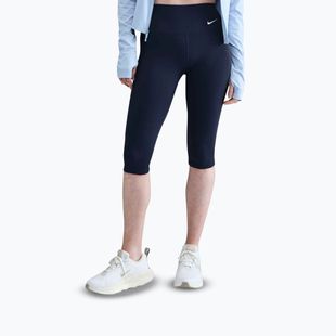 Dámské legíny Nike One High Waisted Capri midnight navy/white