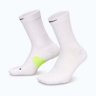 Ponožky Nike Running Midweight Crew white/volt/black