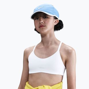 Dívčí podprsenka Nike Alate White/Light Smoke Grey