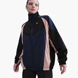 Dámská bunda Nike Sportswear Oversized midnight navy/black/particle pink/sail