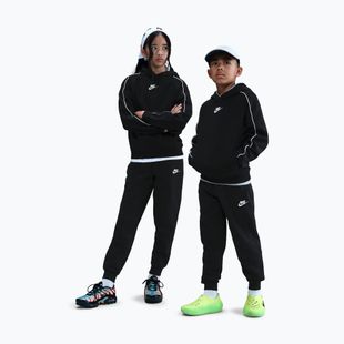 Dětská tepláková souprava Nike Sportswear Club Fleece Hooded black/black/white/white