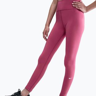 Dětské legíny Nike One Dri-Fit High-Waisted sweet beet/white