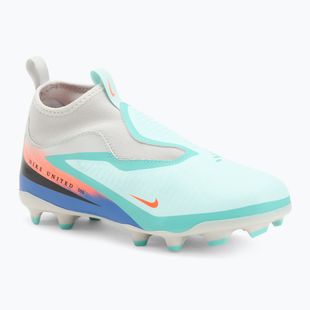 Dětské kopačky Nike United Phantom 6 High Academy Jr FG/MG pistachio frost/hyper orange