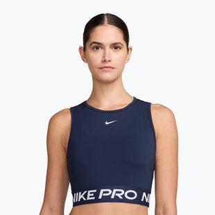 Dámský sportovní top Nike Pro Dri-Fit midnight navy/white
