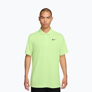 Pánské tenisové polo Nike Court Dri-Fit Polo Solid light liquid lime/black