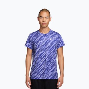 Pánské tenisové tričko Nike Court Dri-Fit Victory Print lapis blue/white
