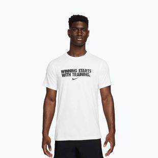 Pánské tričko Nike Dri-Fit Winning white/black