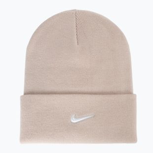 Zimní čepice Nike Peak Swoosh Beanie slit red/white