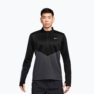 Pánská běžecká mikina Nike Pacer Winterized 1/2 Zip anthracite/black