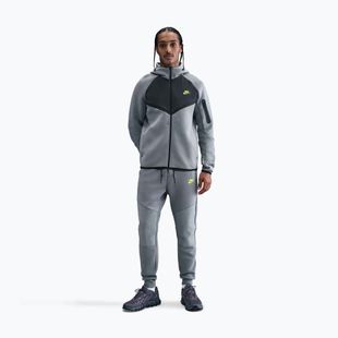 Pánské kalhoty Nike Tech Joggers cool grey/cool grey/volt