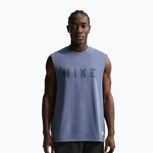 Pánské tréninkové tričko Nike Athletic Club Dri-Fit diffused blue/diffused blue