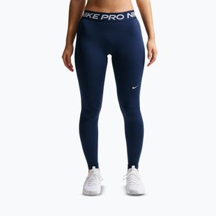 Dámské legíny Nike Pro Mid-Rise Full midnight navy/white