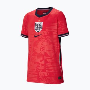 Dětské fotbalové tričko Nike England 2026 Stadium Away speed red/obsidian/white/obsidian