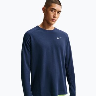 Pánské běžecké tričko Longsleeve Nike Stride Dri-Fit Waffle Crew midnight navy