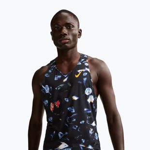 Pánské běžecké tílko Nike AeroSwift Dri-Fit ADV Singlet black/laser orange