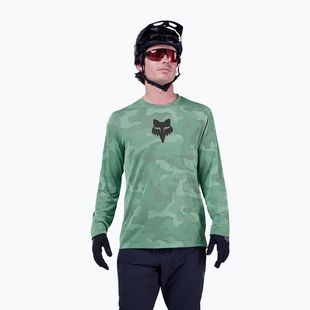 Pánské cyklistické tričko Longsleeve Fox Racing Ranger Tru Dri pine