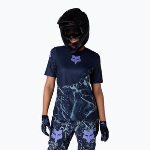 Dámský cyklistický dres Fox Racing Ranger Image Print arctic blue