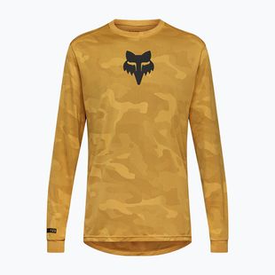 Pánské cyklistické tričko Longsleeve Fox Racing Ranger Tru Dri bronze