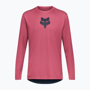 Pánské cyklistické tričko Longsleeve Fox Racing Ranger Fox Head berry