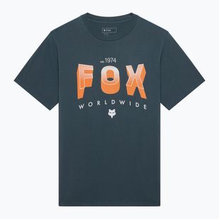 Pánské tričko Fox Racing Block 195 Original deep cobalt