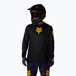Pánské cyklistické tričko Longsleeve Fox Racing Ranger Image Print plum