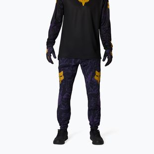 Pánské cyklistické kalhoty Fox Racing Ranger Image Print plum