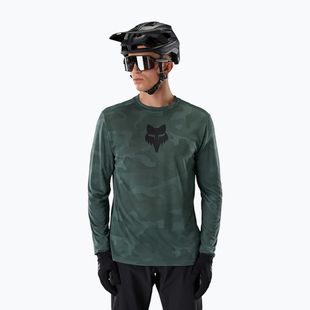Pánské cyklistické tričko Longsleeve Fox Racing Ranger Tru Dri sage