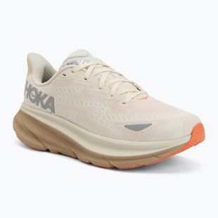 Dámské běžecké boty HOKA Clifton 9 GTX eggshell/khaki