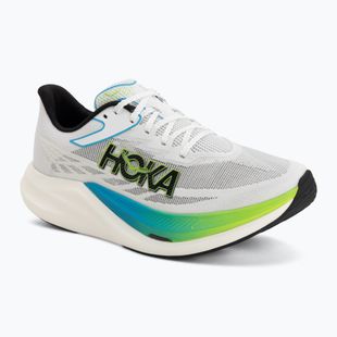 Běžecké boty HOKA Rocket X 3 frost/electric lime