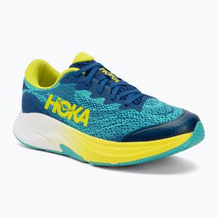 Dětské běžecké boty HOKA Rincon 4 electric aqua/neon hoka citrus