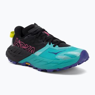 Dámské běžecké boty HOKA Speedgoat 7 black/electric aqua