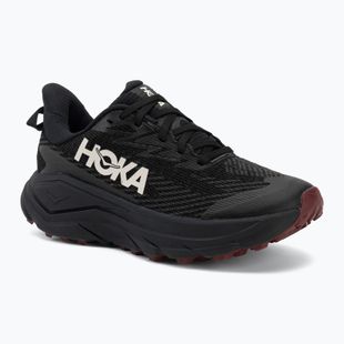 Dámské běžecké boty HOKA Challenger 8 GTX black/varsity burgundy