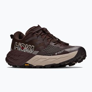 Pánské běžecké boty HOKA Speedgoat 7 GTX Wide spiced chocolate/river rock grey