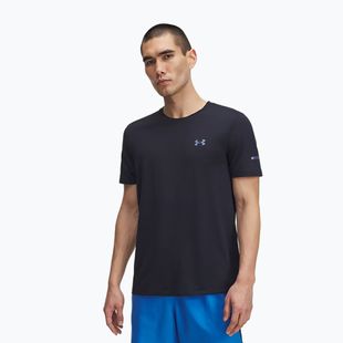 Pánské běžecká tričko Under Armour Seamless Stride washed navy/reflective