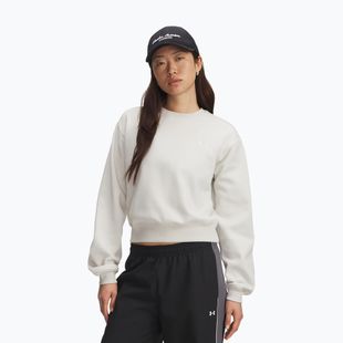 Dámská sportovní mikina Under Armour Icon Vida Fleece Crew summit white/summit white