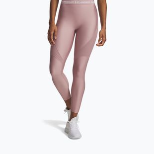 Dámské legíny Under Armour HeatGear Rib tourmaline pink/tourmaline pink/white