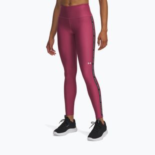 Dámské legíny Under Armour Tech Wordmark Tape fuchsia dusk/black/white