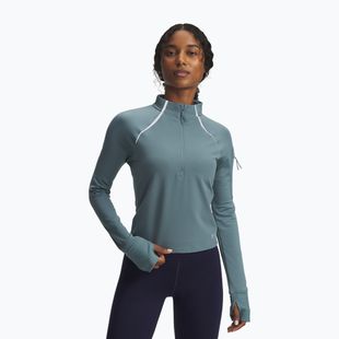 Dámská běžecká mikina Under Armour Pro Half Zip jasper blue/reflective
