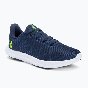 Pánské běžecké boty Under Armour Charged Speed Swift washed navy/black/high vis yellow
