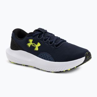 Pánské běžecké boty Under Armour Charged Surge 4 washed navy/black/high vis yellow